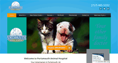 Desktop Screenshot of portsmouthvet.com