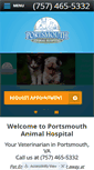 Mobile Screenshot of portsmouthvet.com